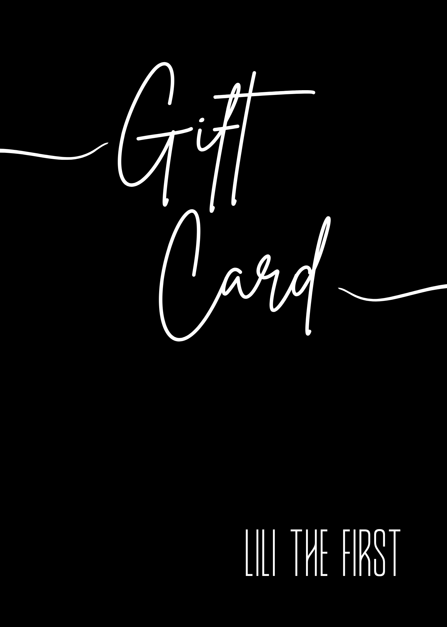 GIFT CARD