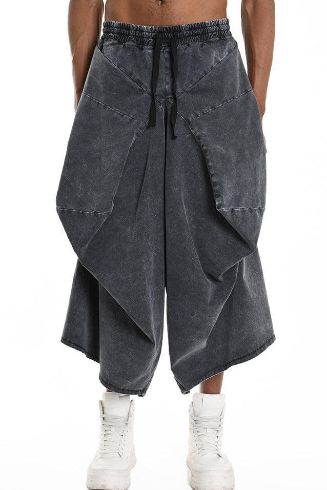 Unisex gaucho, oversized pants made by La Haine Italy - available at LiLi The First boutique Washington DC