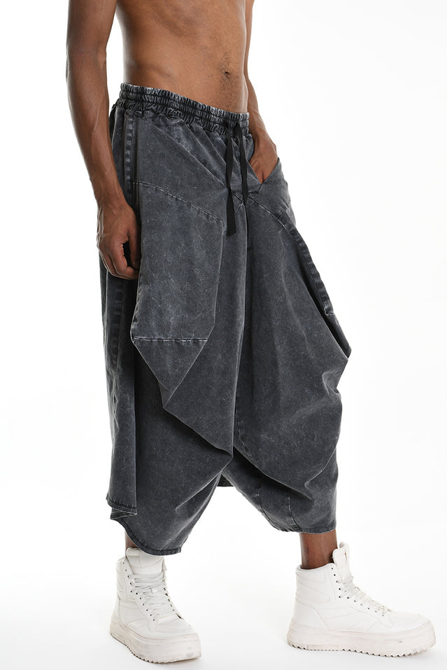 Unisex gaucho, oversized pants made by La Haine Italy - available at LiLi The First boutique Washington DC