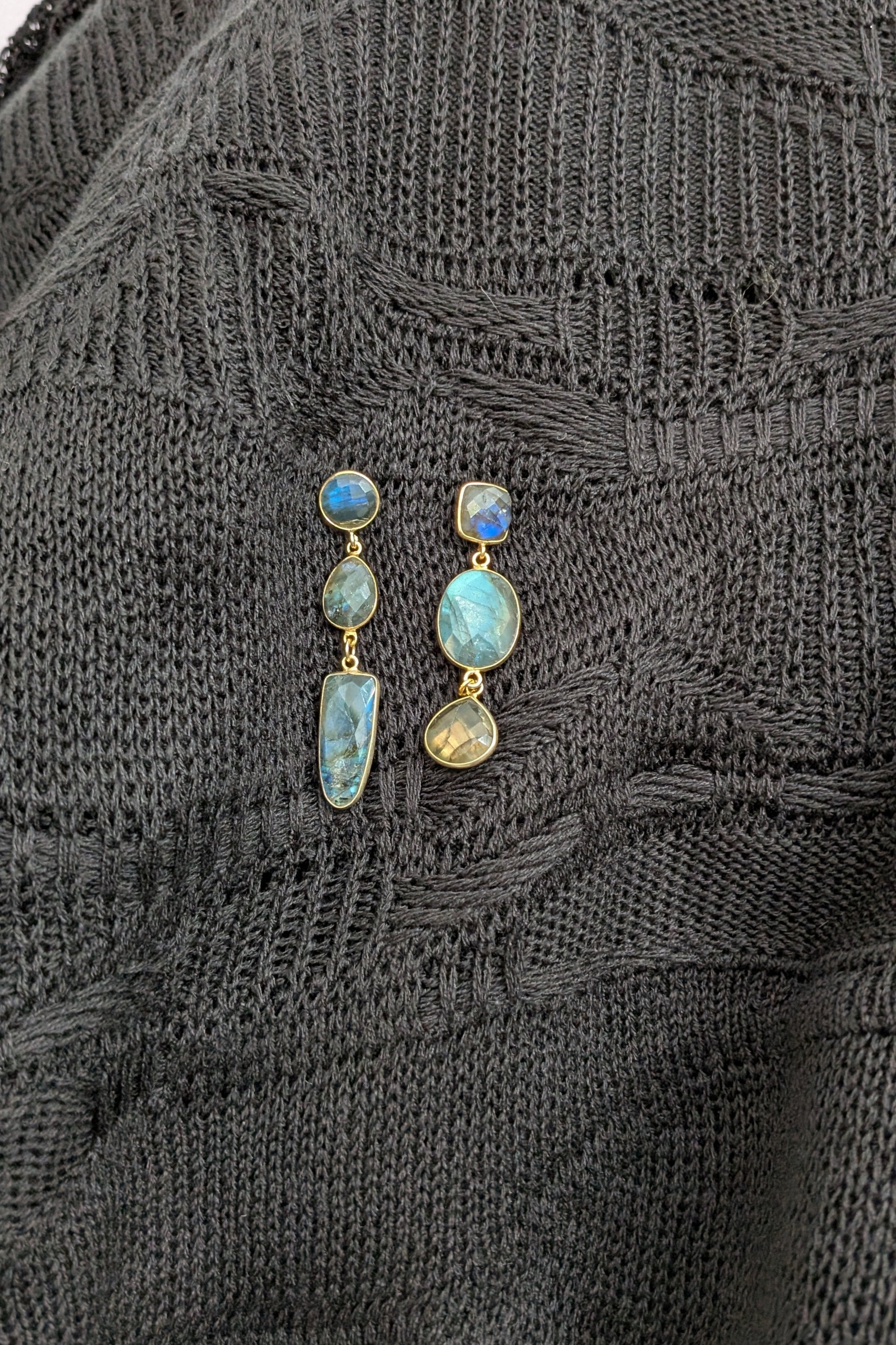 LiLi The First, Handmade Labradorite Earrings