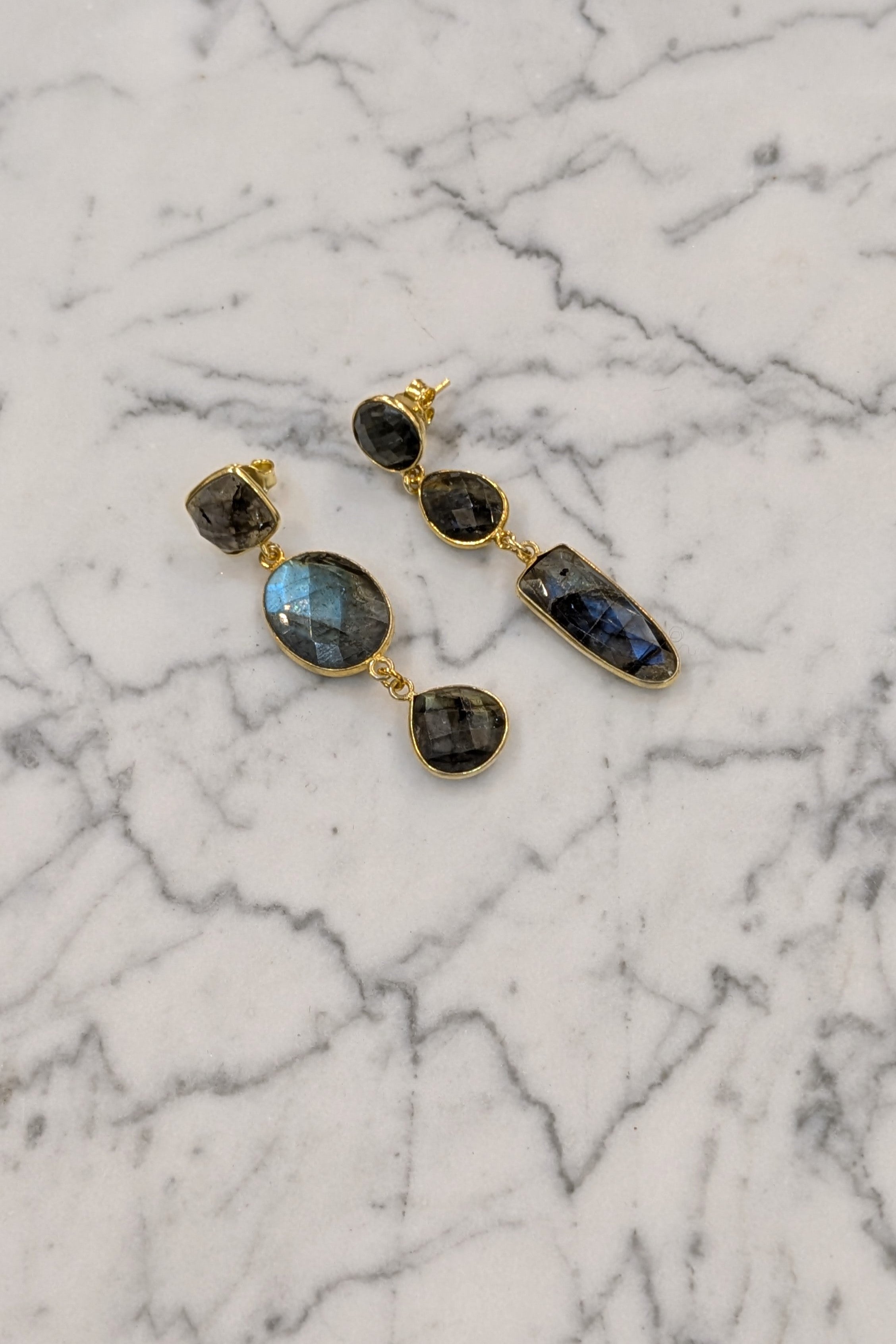 LiLi The First, Handmade Labradorite Earrings