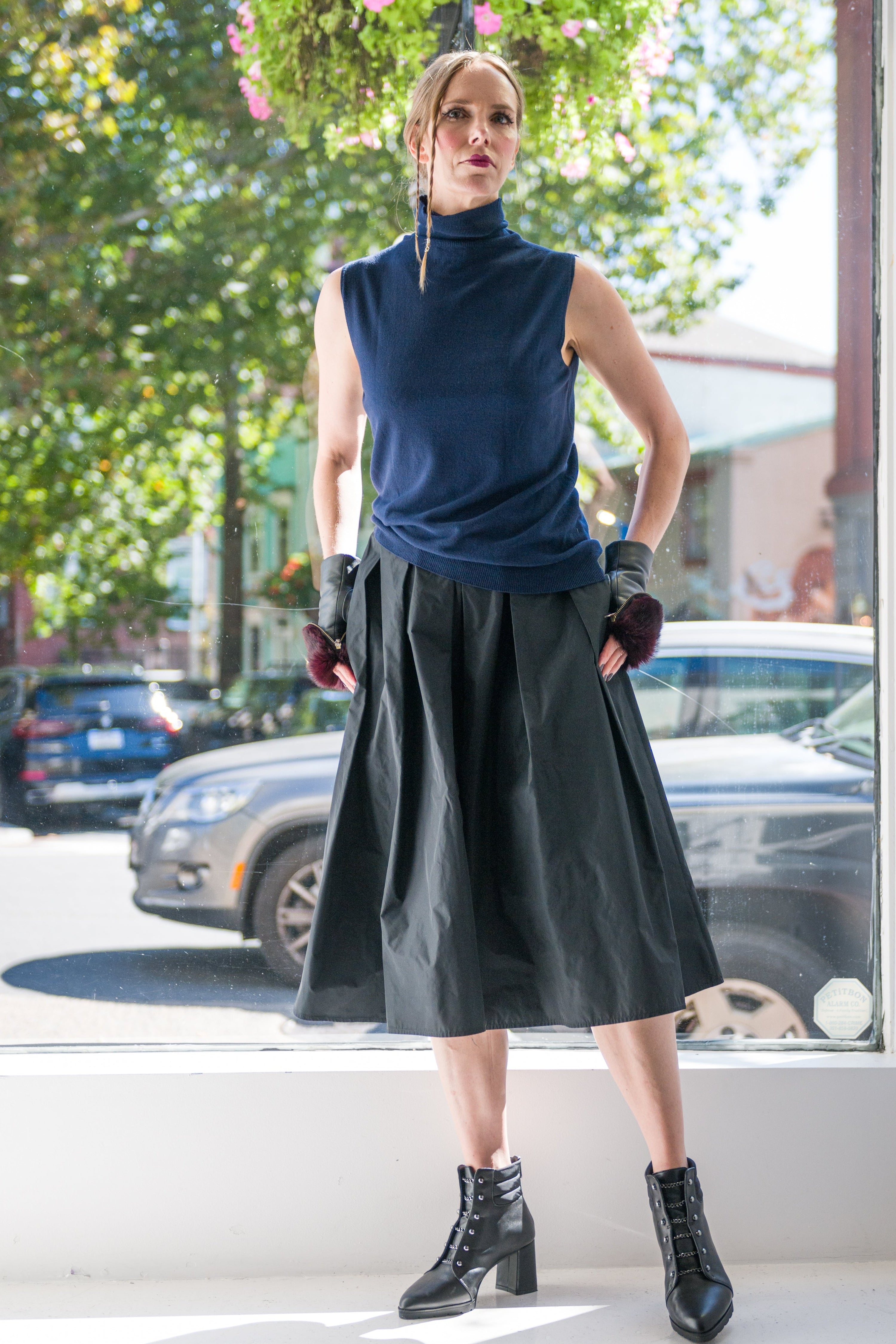 Ottavia Light weight nylon skirt