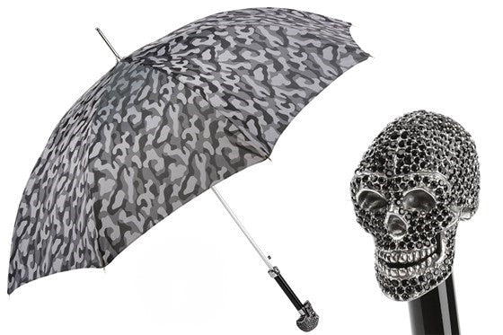 Pasotti-Military_Swarovski_skull_Head_umbrella