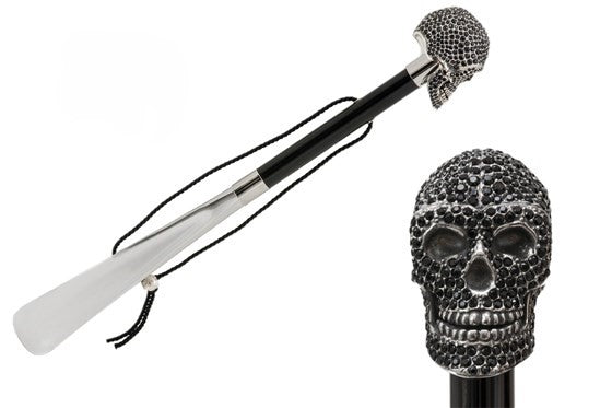 Pasotti-crystals-Skull_Shoehorn