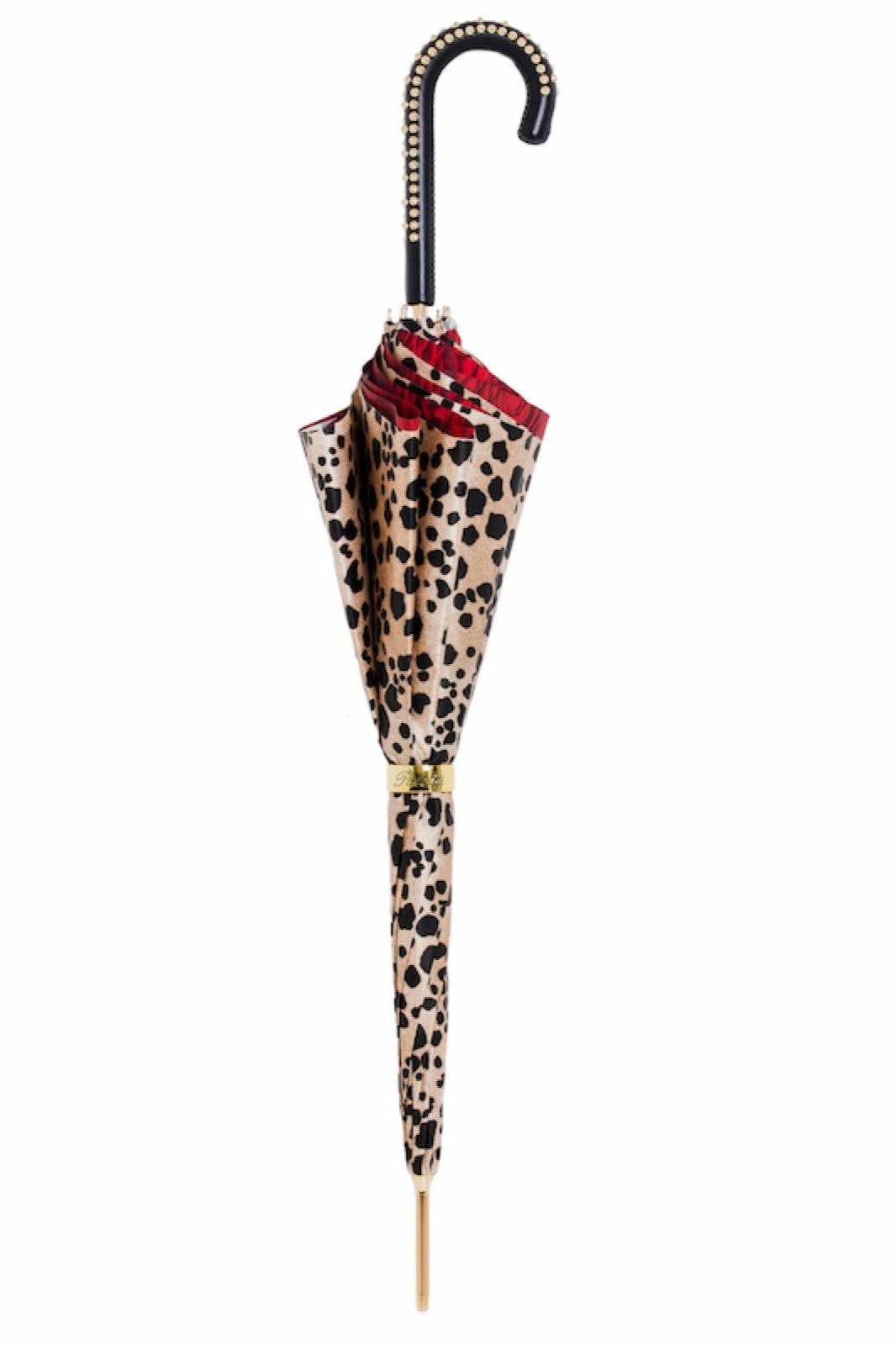 Pasotti_leopard_roses_leather_handle_umbrella