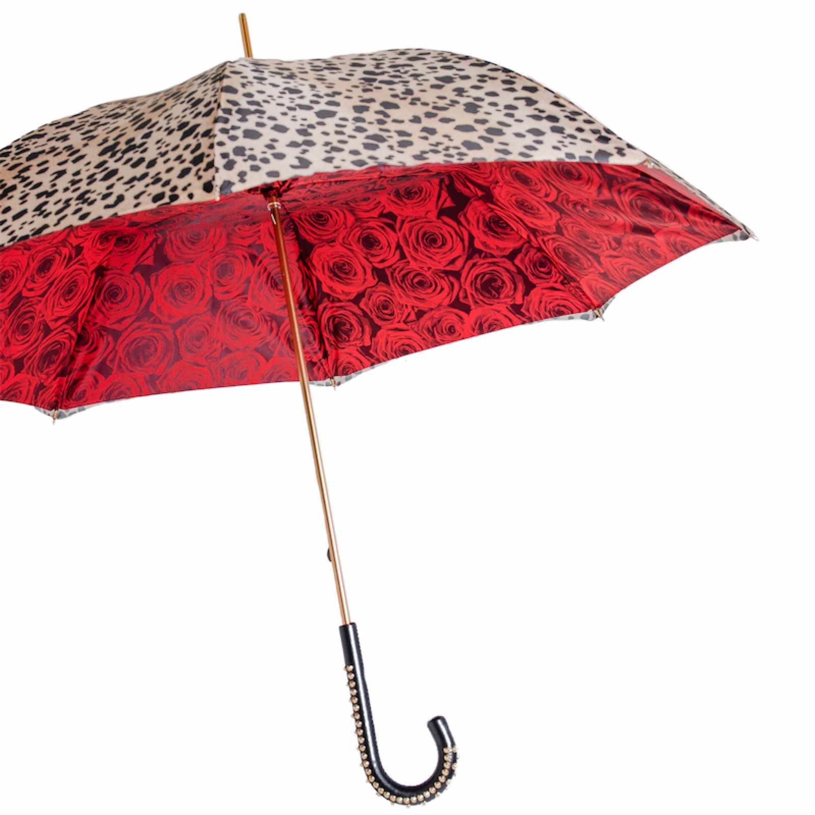 Pasotti_leopard_roses_leather_handle_umbrella