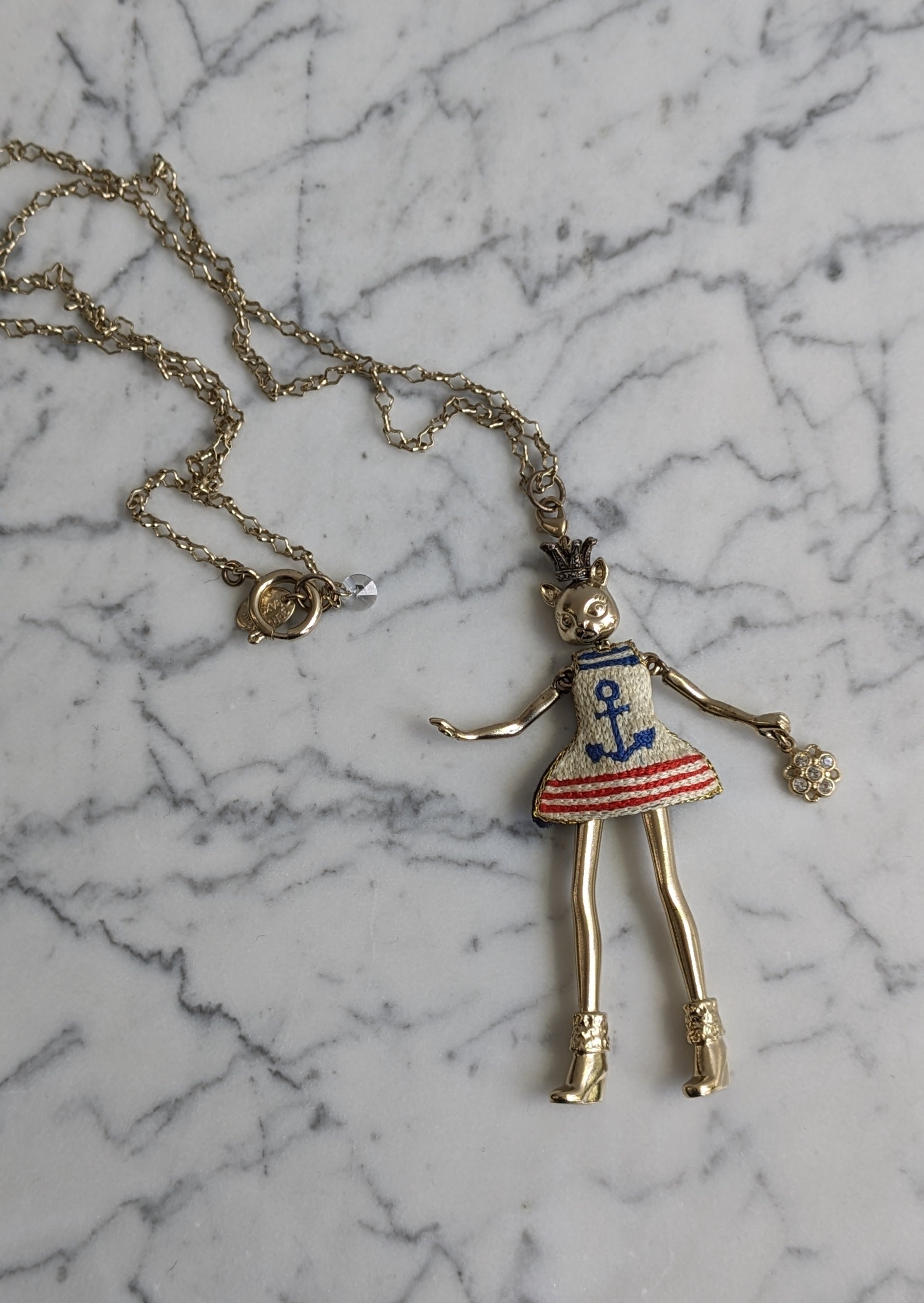 Servane Gaxotte Paris, Sailor Kitty Necklace