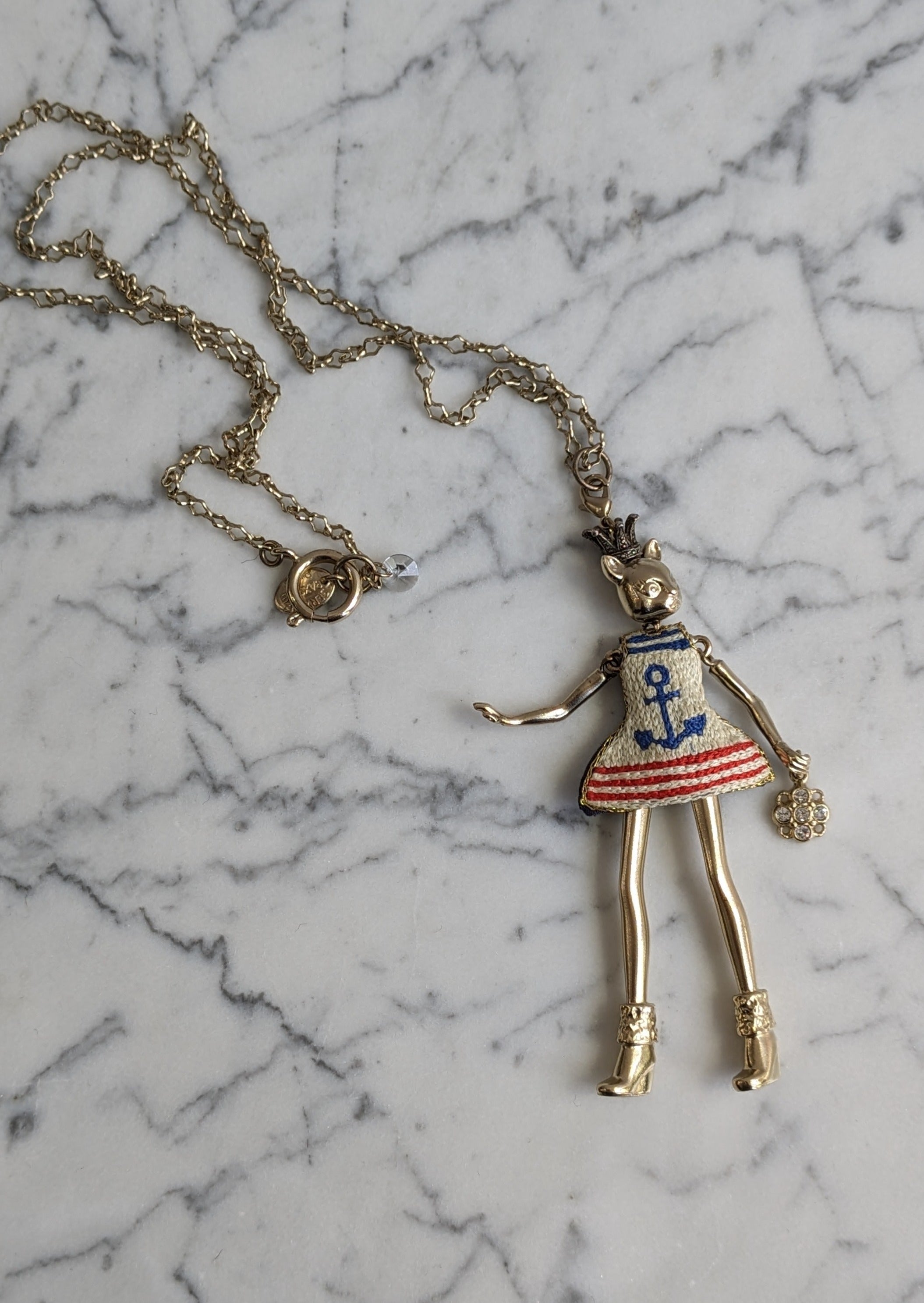 Servane Gaxotte Paris, Sailor Kitty Necklace