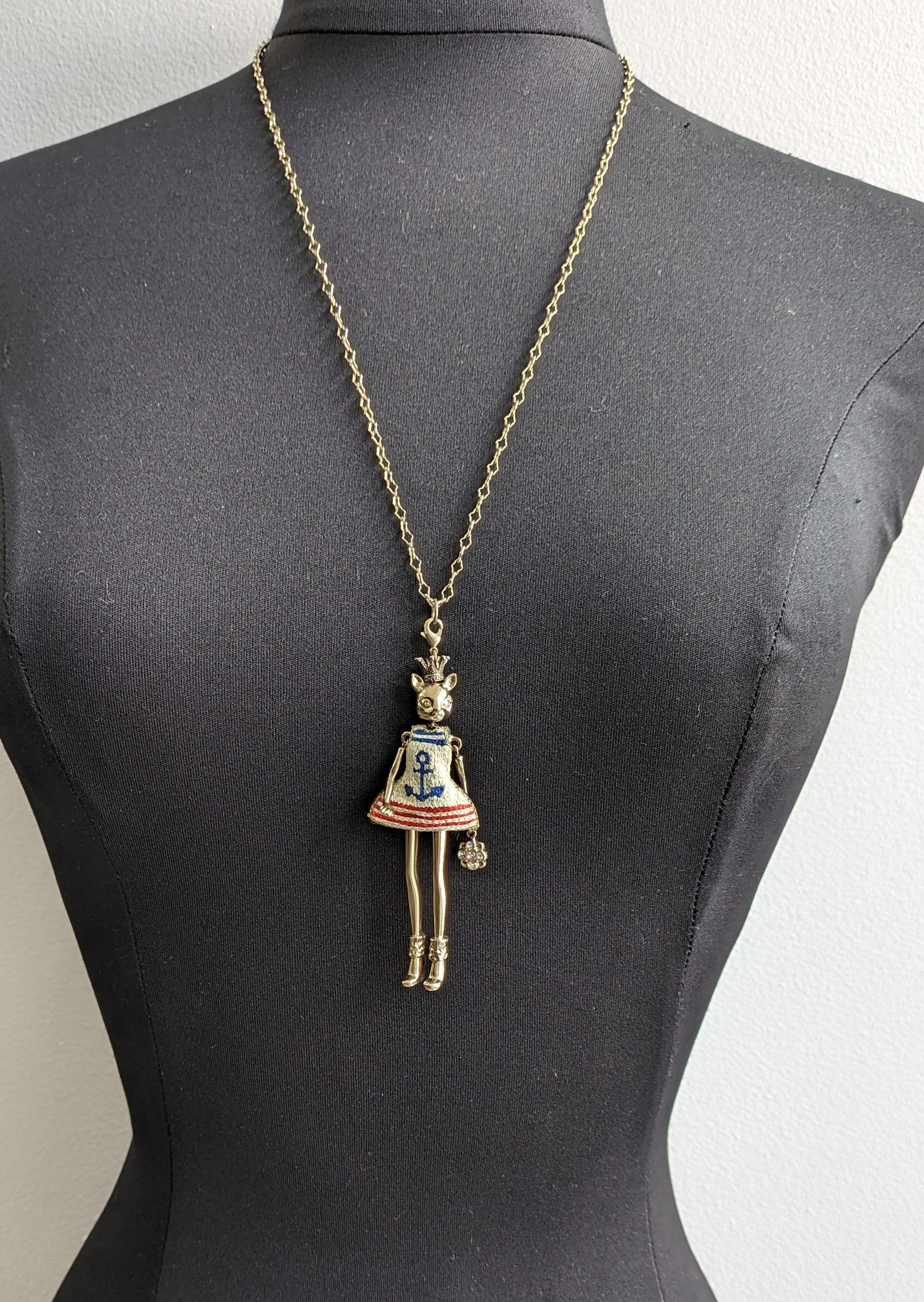 Servane Gaxotte Paris, Sailor Kitty Necklace