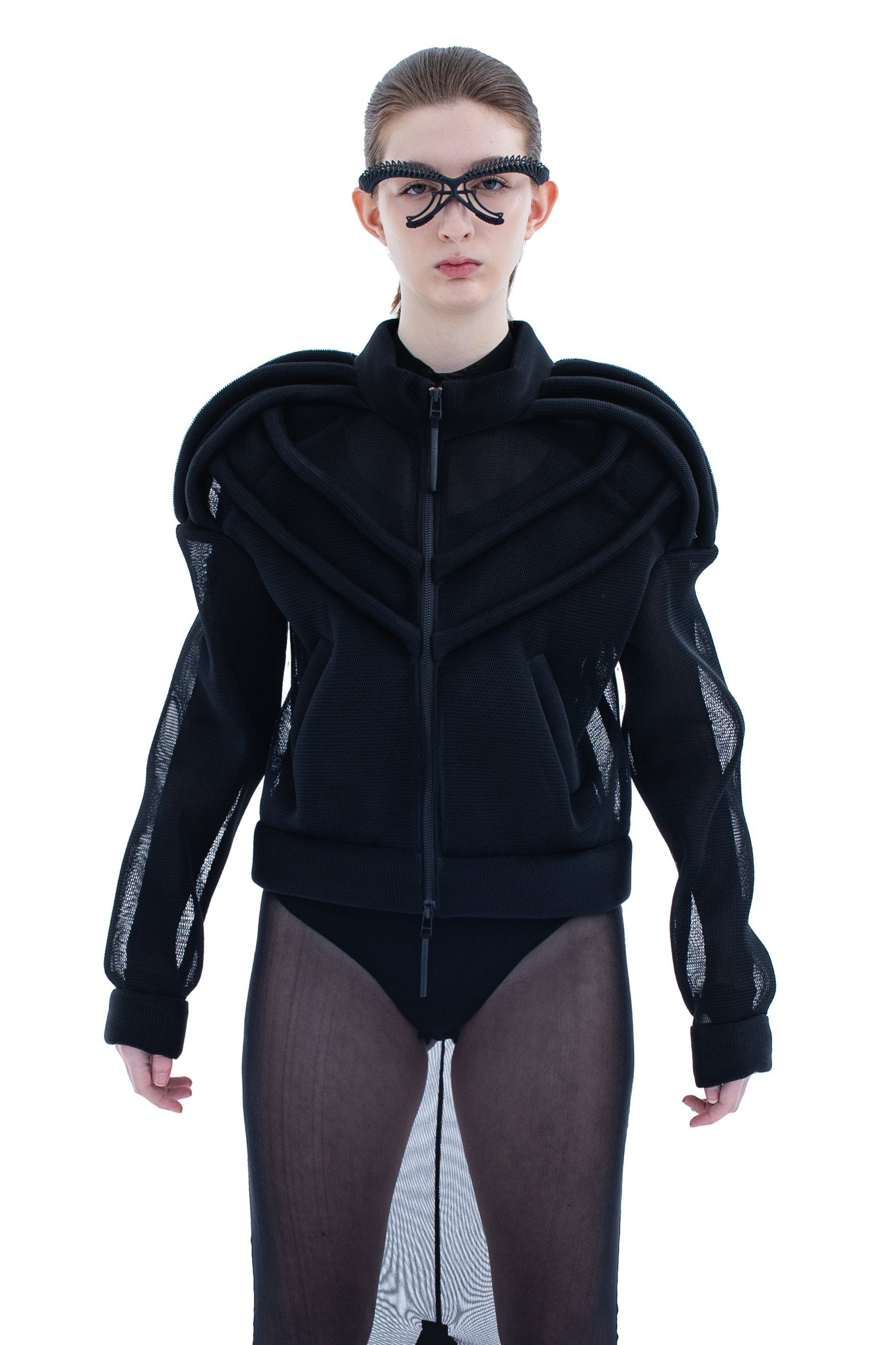 Vague Black - LiLi The First boutique Mesh Jacket